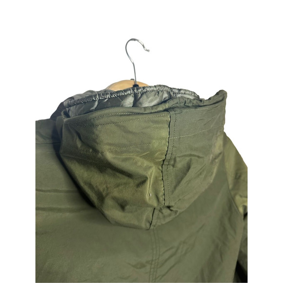 Woolrich Green Ramar Cloth Removable Down Jacket Lined Parka Size Medium Men's - Picture 7 of 16